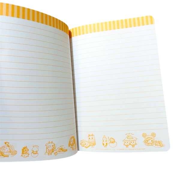 Tokidoki x Gudetama Lined Notebook Journal Diary Notepad Memo Cute Lazy Egg NEW - Picture 4 of 4